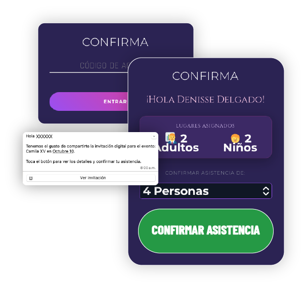 Sistema de Confirmación para tu evento